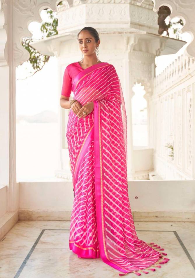 Kashvi Mitrani Chiffon Party Wear Printed Designer Saree Collection